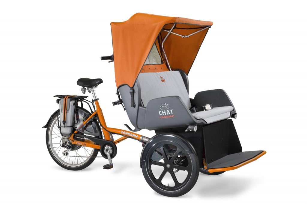 Van Raam chat – vélo transport pousse-pousse