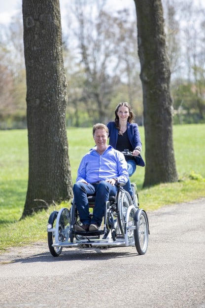 Van Raam VeloPlus - Vélo électrique transport pour fauteuil roulant