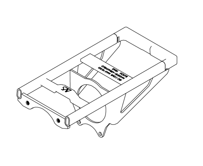 Support de panier (sans panier) pour le Kettwiesel ONE