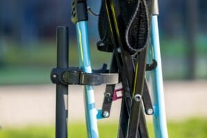 Support pour déambulateur pliable Van Raam FunTrain remorque de vélo duo